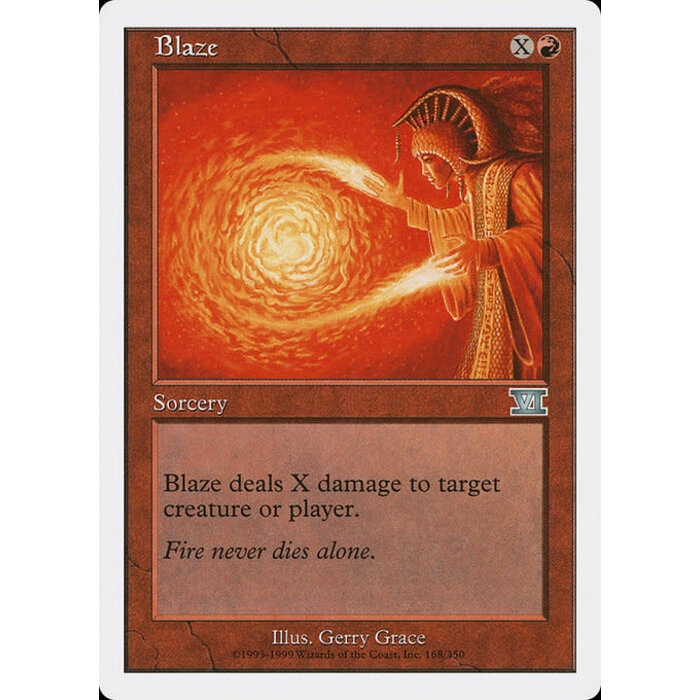 Magic: The Gathering Blaze (168) Damaged
