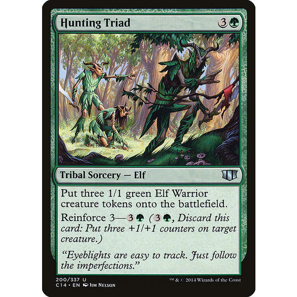 Magic: The Gathering Hunting Triad (200) Heavily Played