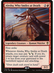 Magic: The Gathering Alesha, Who Smiles at Death (119) Lightly Played