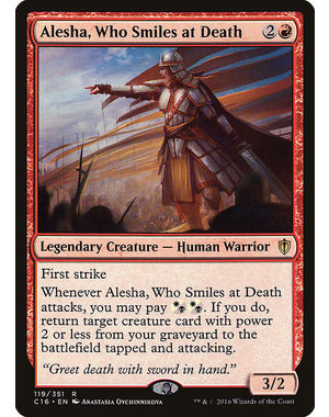 Magic: The Gathering Alesha, Who Smiles at Death (119) Lightly Played