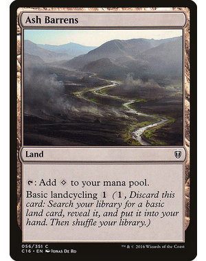 Magic: The Gathering Ash Barrens (056) Lightly Played