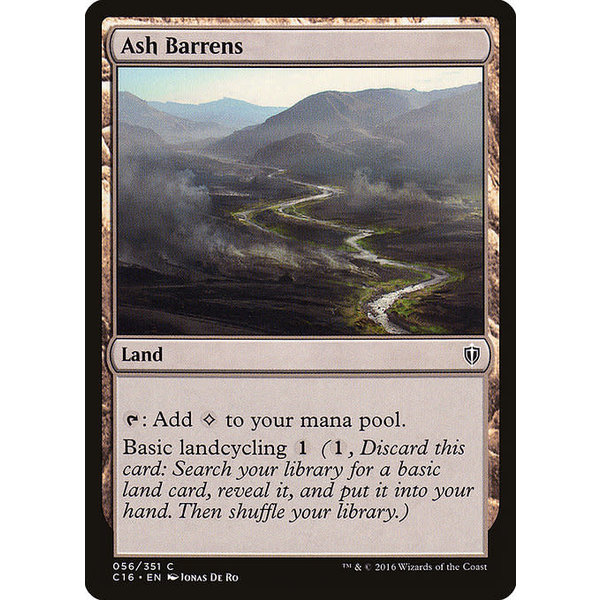 Magic: The Gathering Ash Barrens (056) Lightly Played