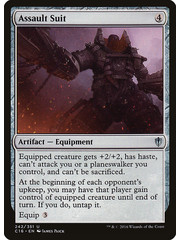 Magic: The Gathering Assault Suit (242) Moderately Played