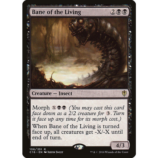 Magic: The Gathering Bane of the Living (106) Lightly Played