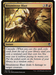 Magic: The Gathering Bituminous Blast (182) Lightly Played