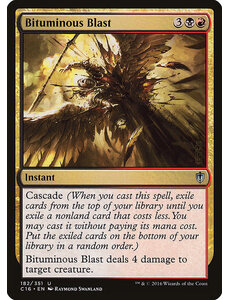Magic: The Gathering Bituminous Blast (182) Lightly Played