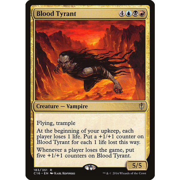 Magic: The Gathering Blood Tyrant (183) Lightly Played