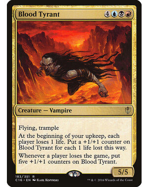 Magic: The Gathering Blood Tyrant (183) Moderately Played