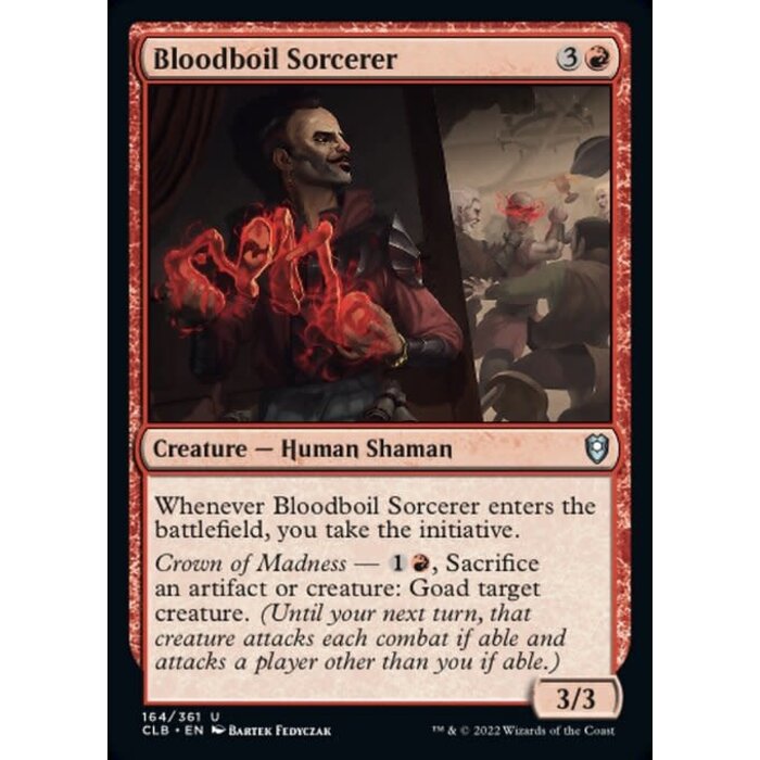 Magic: The Gathering Bloodboil Sorcerer (164) Near Mint