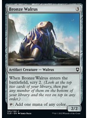 Magic: The Gathering Bronze Walrus (302) Near Mint