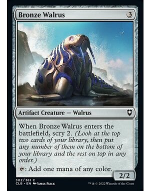 Magic: The Gathering Bronze Walrus (302) Near Mint