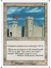 Magic: The Gathering Castle (006) Damaged