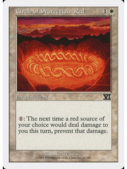 Magic: The Gathering Circle of Protection: Red (011) Damaged