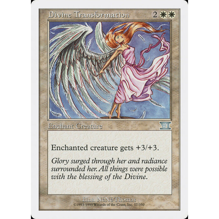Magic: The Gathering Divine Transformation (017) Lightly Played