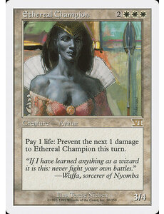 Magic: The Gathering Ethereal Champion (020) Heavily Played