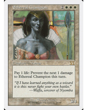 Magic: The Gathering Ethereal Champion (020) Heavily Played