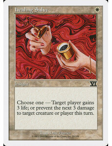 Magic: The Gathering Healing Salve (022) Moderately Played