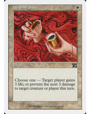 Magic: The Gathering Healing Salve (022) Moderately Played