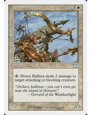 Magic: The Gathering Heavy Ballista (023) Damaged