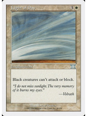 Magic: The Gathering Light of Day (029) Moderately Played