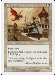Magic: The Gathering Longbow Archer (030) Moderately Played