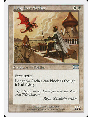 Magic: The Gathering Longbow Archer (030) Moderately Played