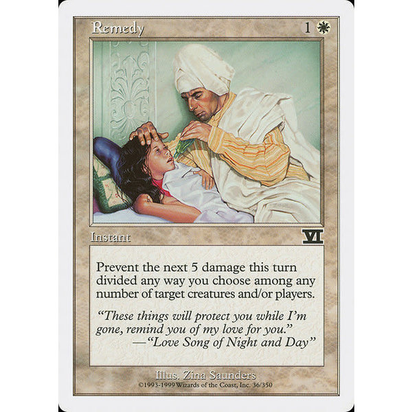 Magic: The Gathering Remedy (036) Moderately Played