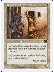 Magic: The Gathering Resistance Fighter (038) Heavily Played