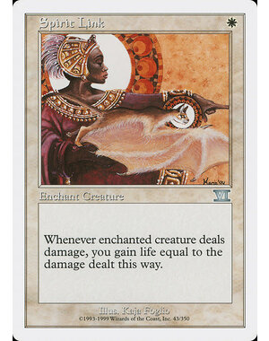 Magic: The Gathering Spirit Link (043) Moderately Played