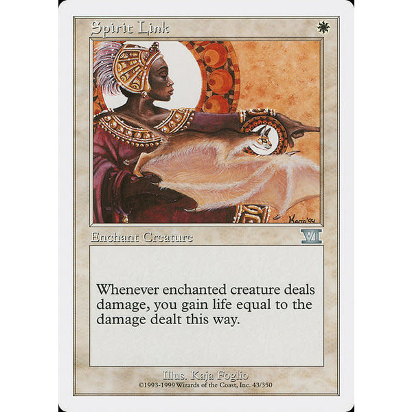 Magic: The Gathering Spirit Link (043) Moderately Played