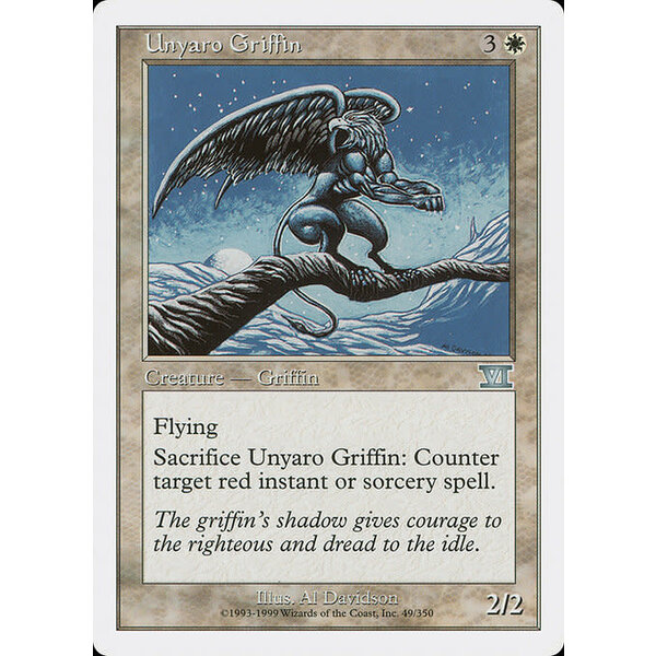 Magic: The Gathering Unyaro Griffin (049) Moderately Played