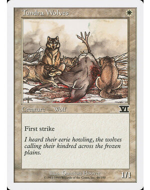 Magic: The Gathering Tundra Wolves (048) Heavily Played