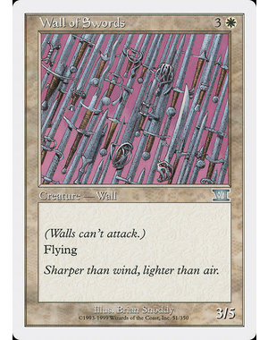 Magic: The Gathering Wall of Swords (051) Moderately Played