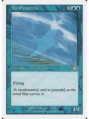 Magic: The Gathering Air Elemental (056) Moderately Played