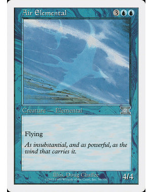 Magic: The Gathering Air Elemental (056) Moderately Played