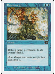 Magic: The Gathering Boomerang (058) Moderately Played
