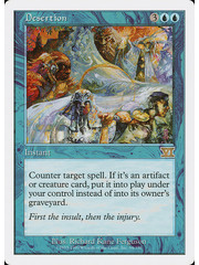 Magic: The Gathering Desertion (064) Heavily Played