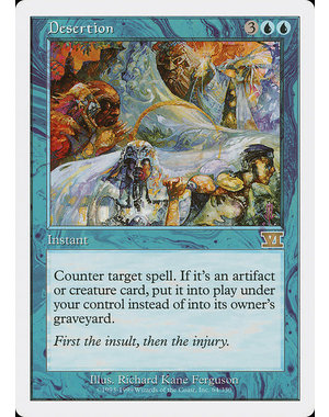 Magic: The Gathering Desertion (064) Heavily Played