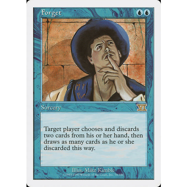 Magic: The Gathering Forget (070) Damaged