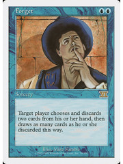 Magic: The Gathering Forget (070) Heavily Played