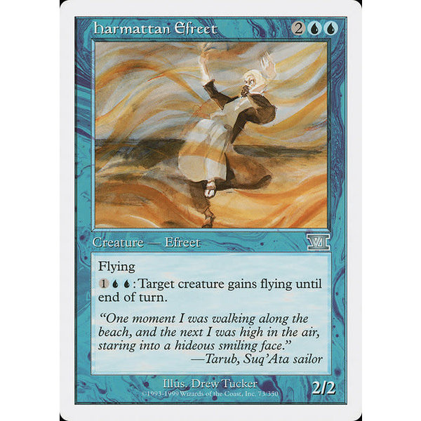 Magic: The Gathering Harmattan Efreet (073) Moderately Played