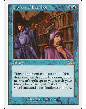 Magic: The Gathering Library of Lat-Nam (078) Heavily Played