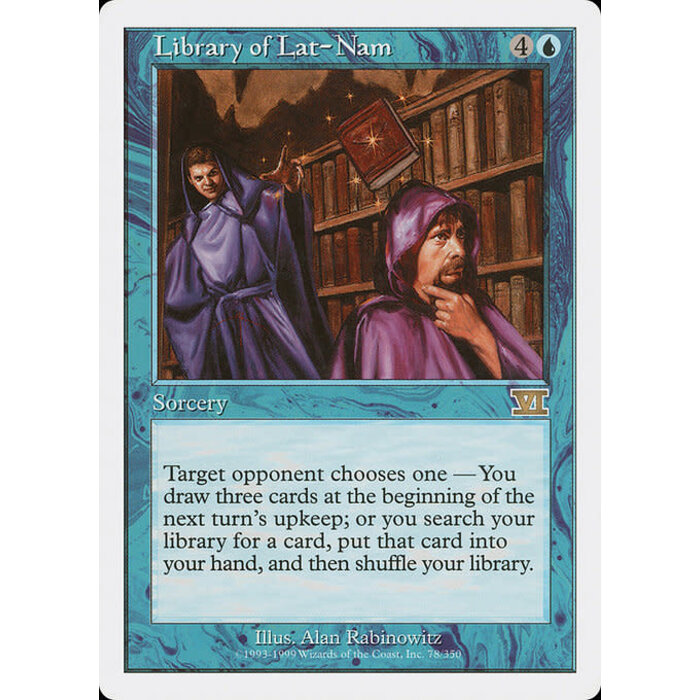 Magic: The Gathering Library of Lat-Nam (078) Heavily Played