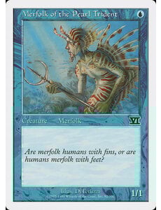 Magic: The Gathering Merfolk of the Pearl Trident (082) Heavily Played
