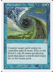 Magic: The Gathering Power Sink (087) Heavily Played