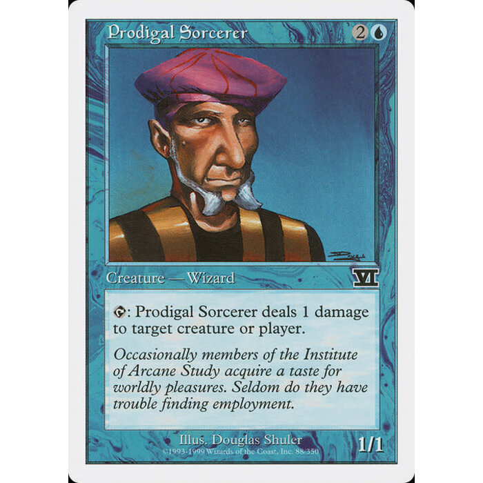 Magic: The Gathering Prodigal Sorcerer (088) Damaged