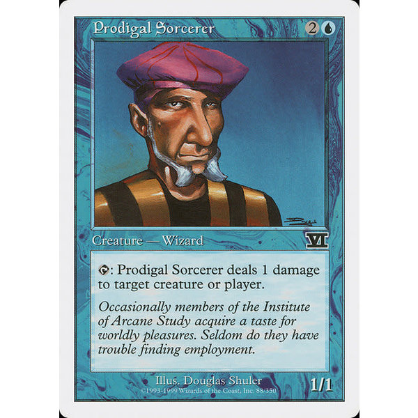 Magic: The Gathering Prodigal Sorcerer (088) Heavily Played