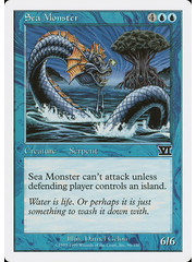 Magic: The Gathering Sea Monster (096) Moderately Played