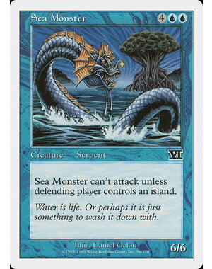 Magic: The Gathering Sea Monster (096) Moderately Played