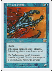 Magic: The Gathering Sibilant Spirit (098) Damaged